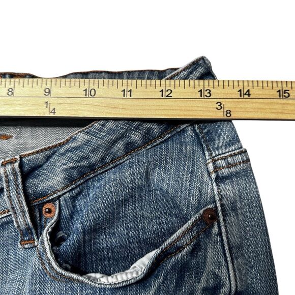 Copper Rivet Bootcut Jeans Juniors Size 5/6M Medium Wash Stretch Denim Y2K Style - Picture 12 of 15